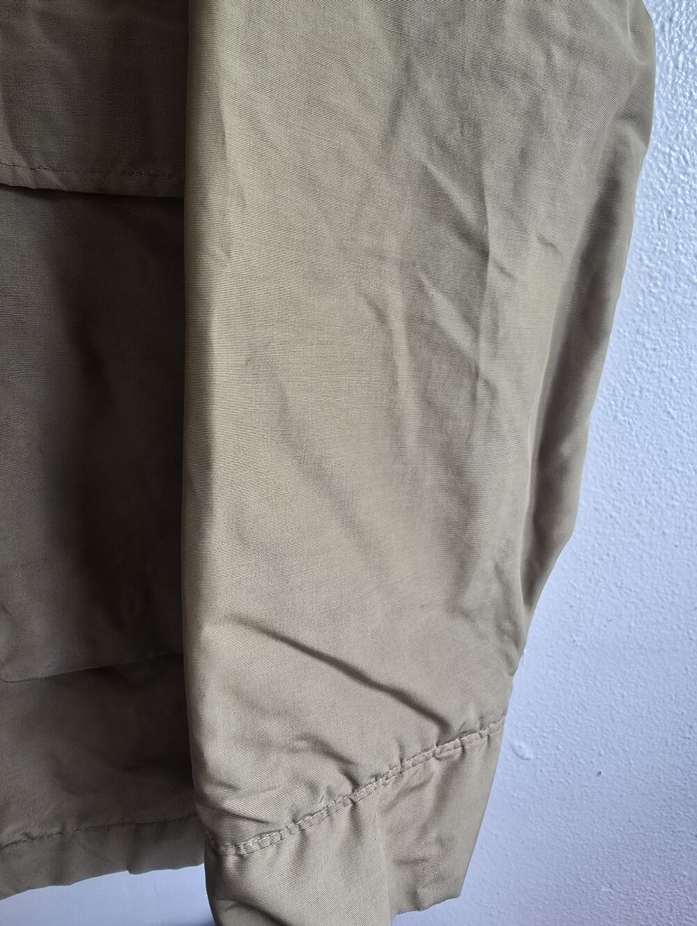 Woolrich,Vintage Hooded Wool-Lined Men's Tan Fisherman Parka Outdoor Jacket,XL - Picture 3 of 10